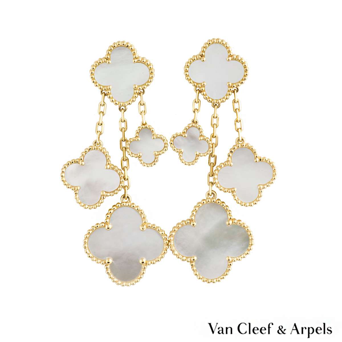 Shop Van Cleef & Arpels 【Van Cleef&Arpels】4motifs Magic Alhambra earrings  VCARD78900 by ALICE's